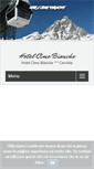 Mobile Screenshot of hotelcimebianche.com